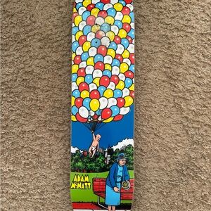 101 Skateboards Adam McNatt Balloons Re-issue Skateboard Size 7.5